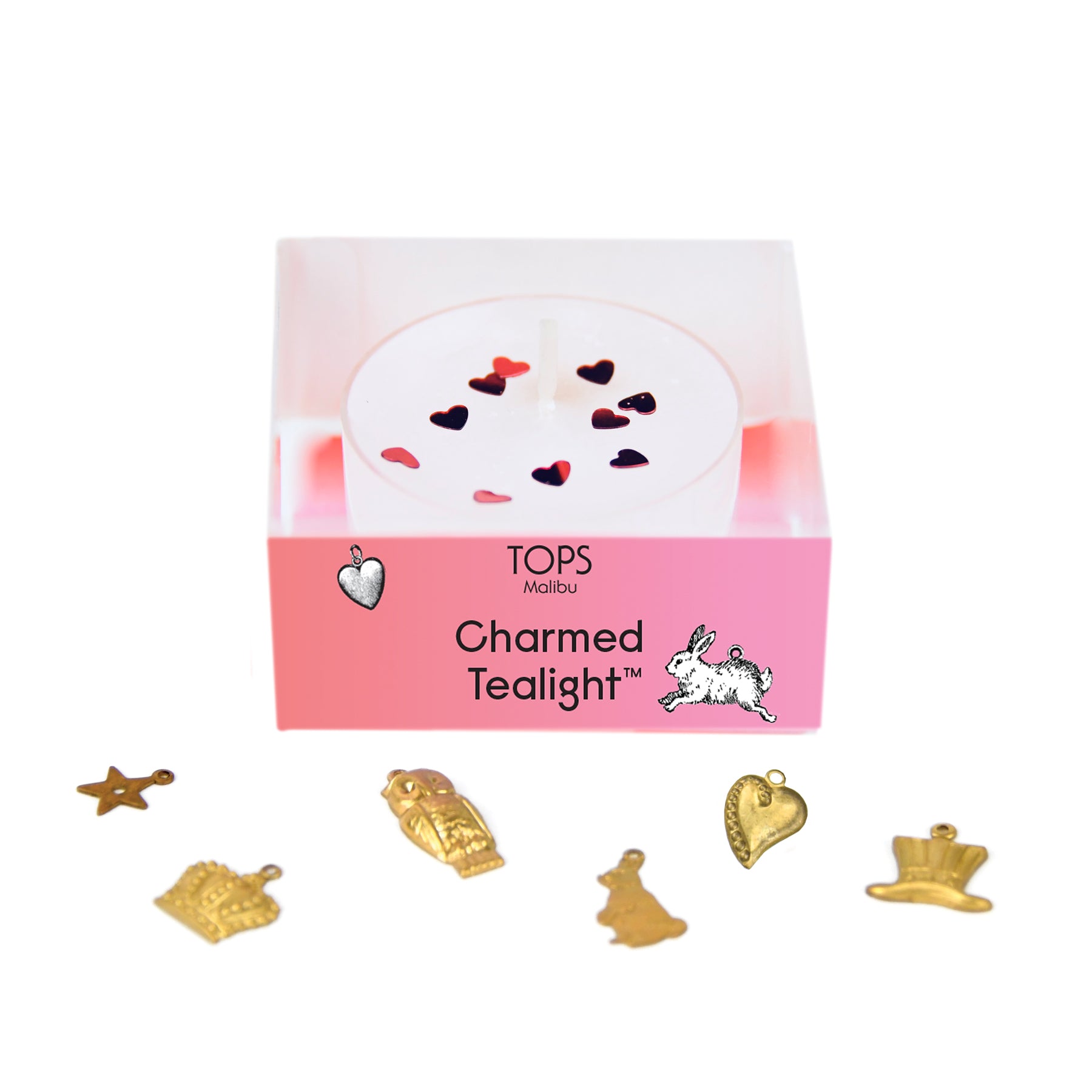 Charmed Tea Light Candle - Valentine's Day