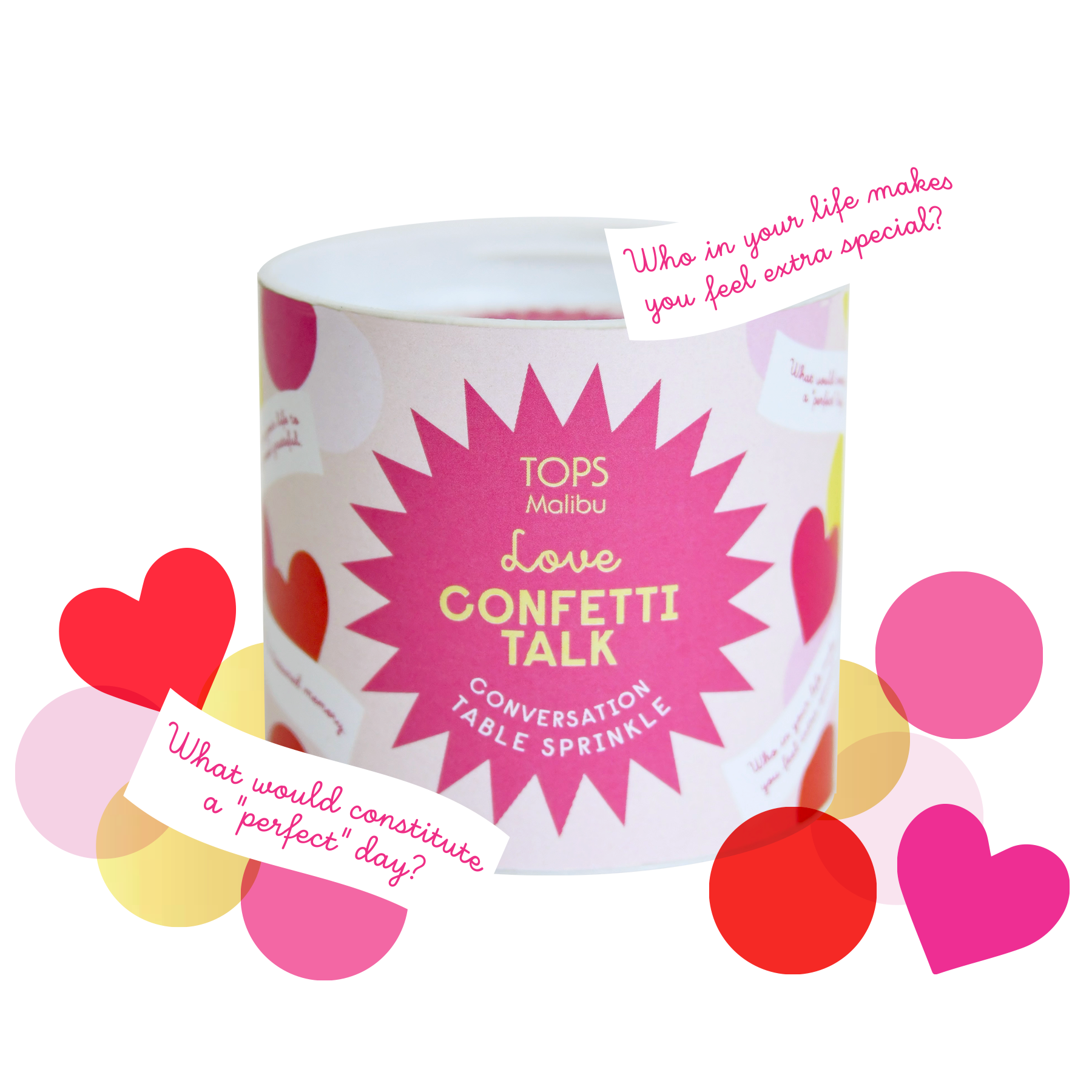 Confetti Talk Conversation Game - Love