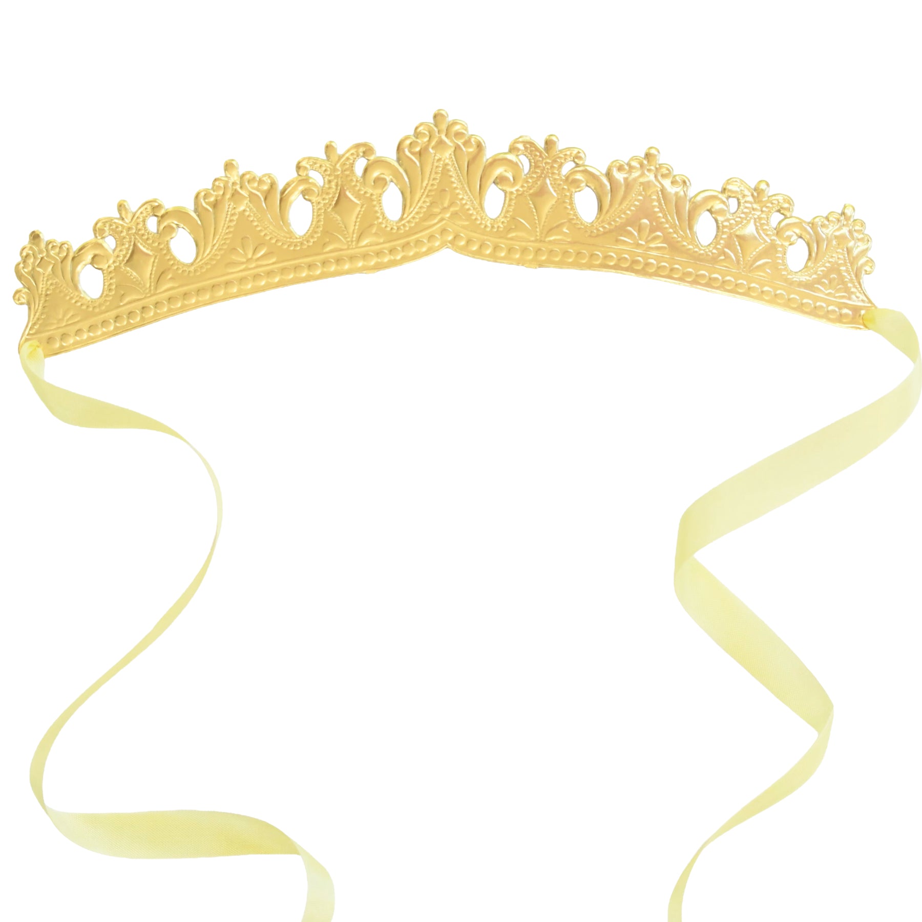 Crown Embossed Gold from Europe - with ribbon
