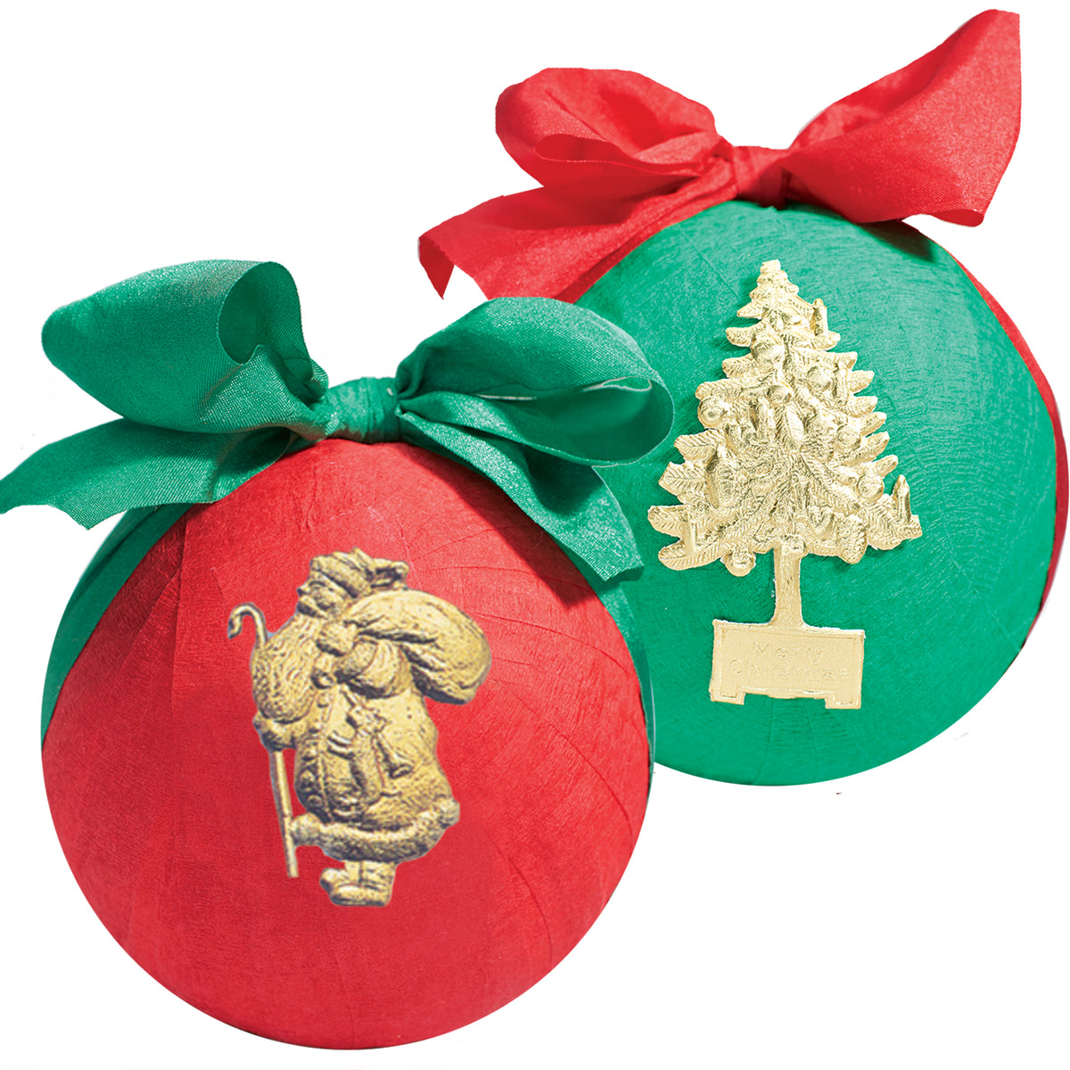 Deluxe Holiday Vintage Gold Surprise Ball