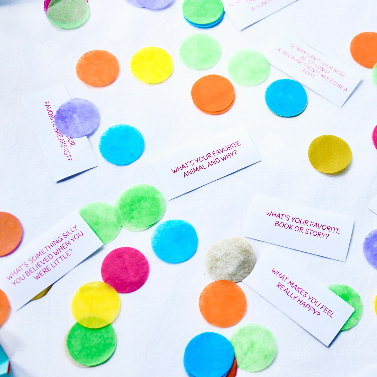 Confetti Talk Conversation Game - Kids