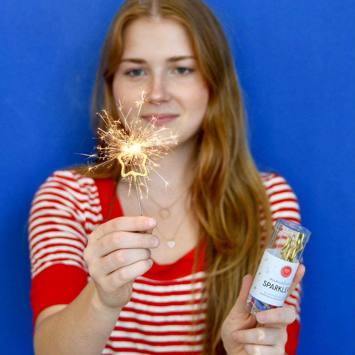 Mini Gold Sparklers Star 4th of July