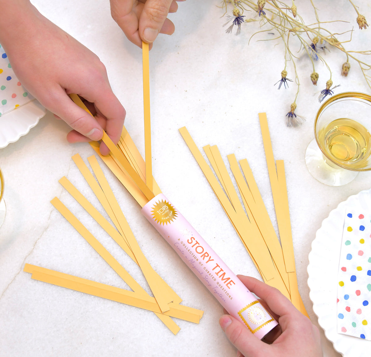Story Time Pick-Up-Sticks Conversation Game