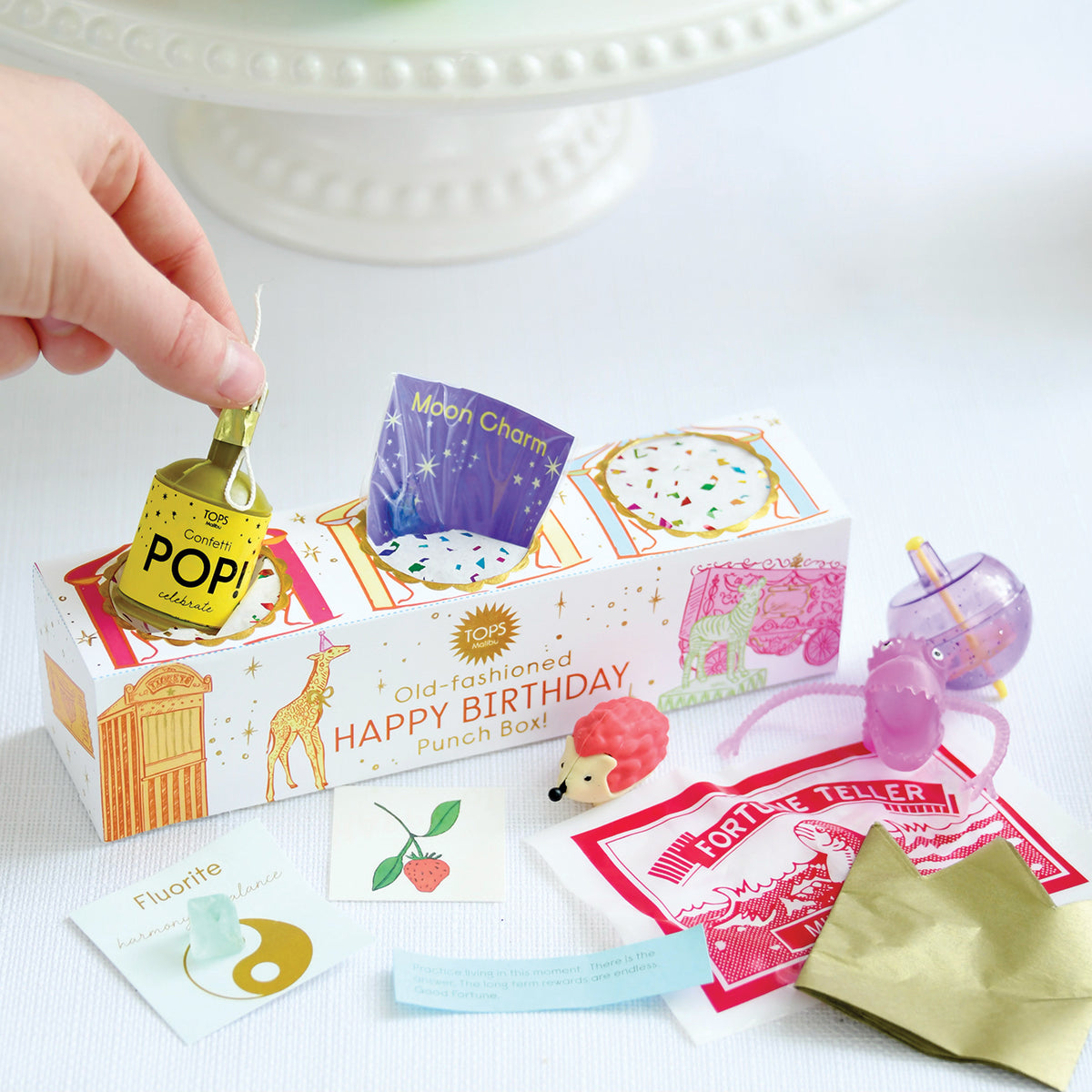 Old Fashioned Punch Box - Happy Birthday
