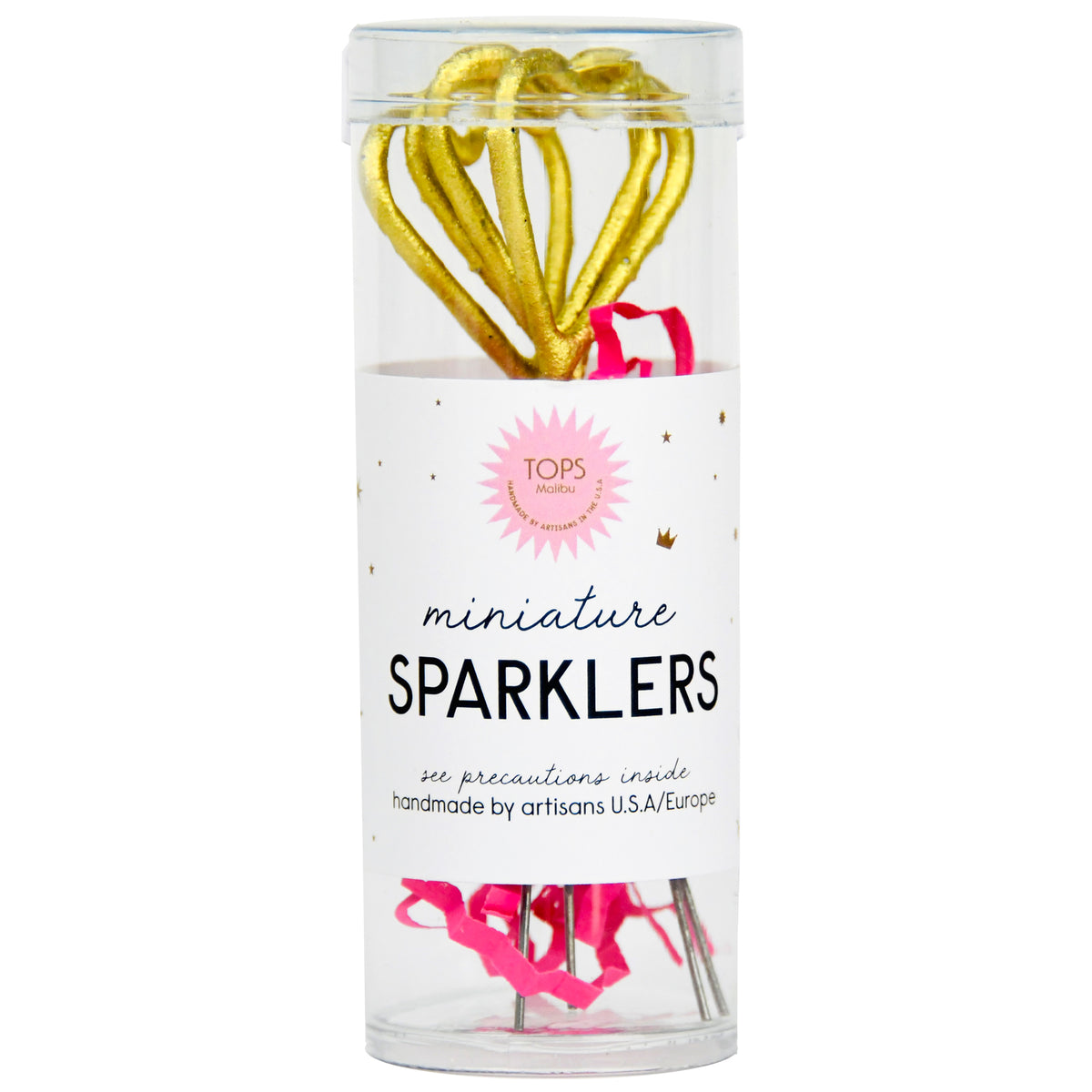 Mini Gold Sparklers Heart