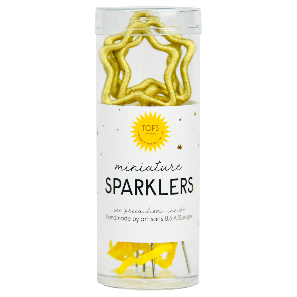 Mini Gold Sparklers Star
