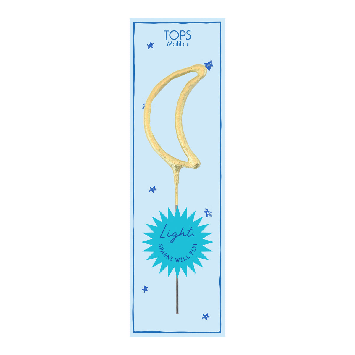 Mini Gold Moon Sparkler 4"