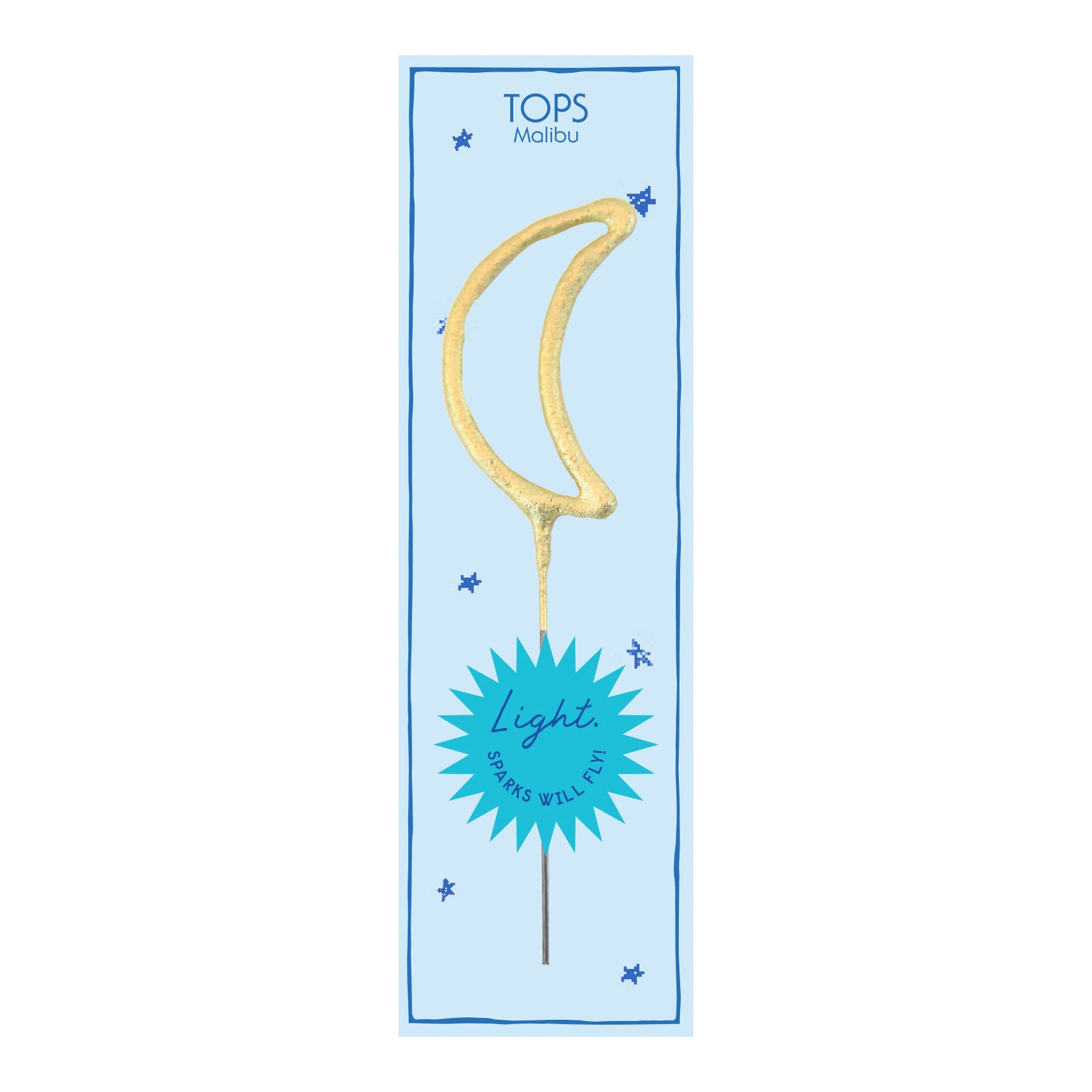 Mini Gold Moon Sparkler 4"