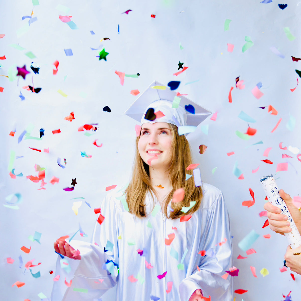 12" Confetti Fountain TOP Hat Party
