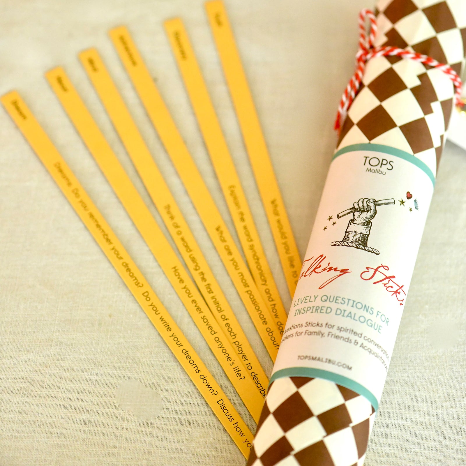 Conversation Game Talking Sticks - TOPS Malibu