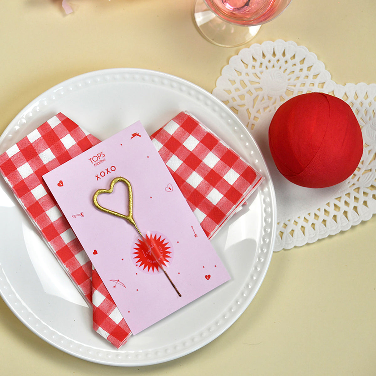 Sparkler Card XO
