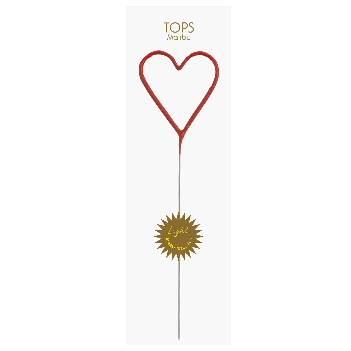Big Red Sparkle Wand Heart