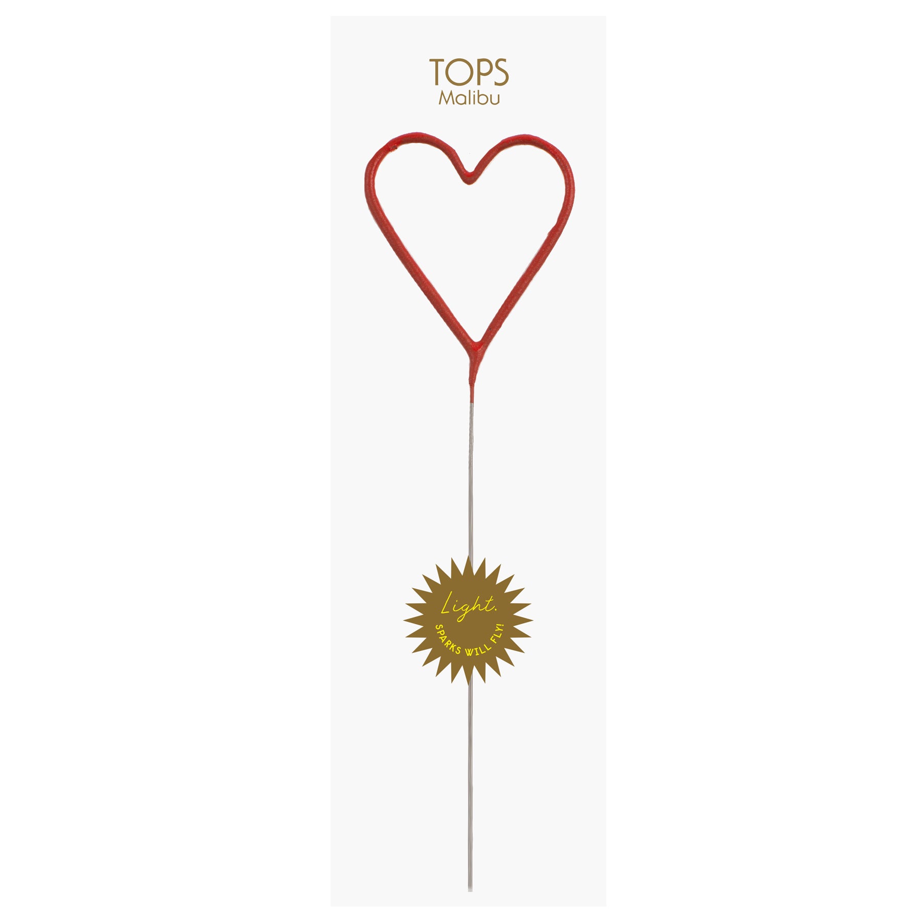 Big Red Sparkle Wand Heart
