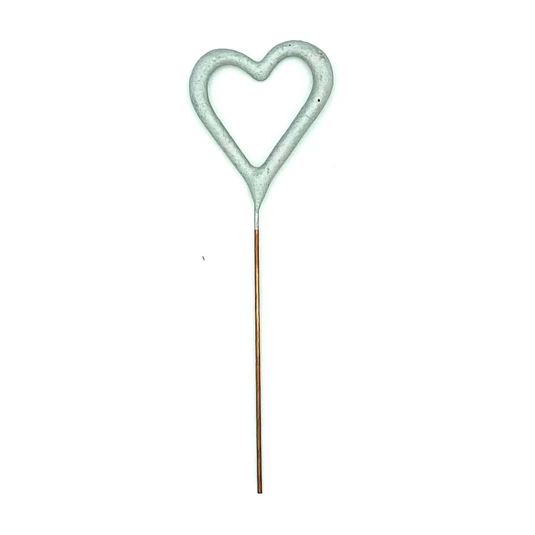 Mini Silver Star Heart 4" 24pc.