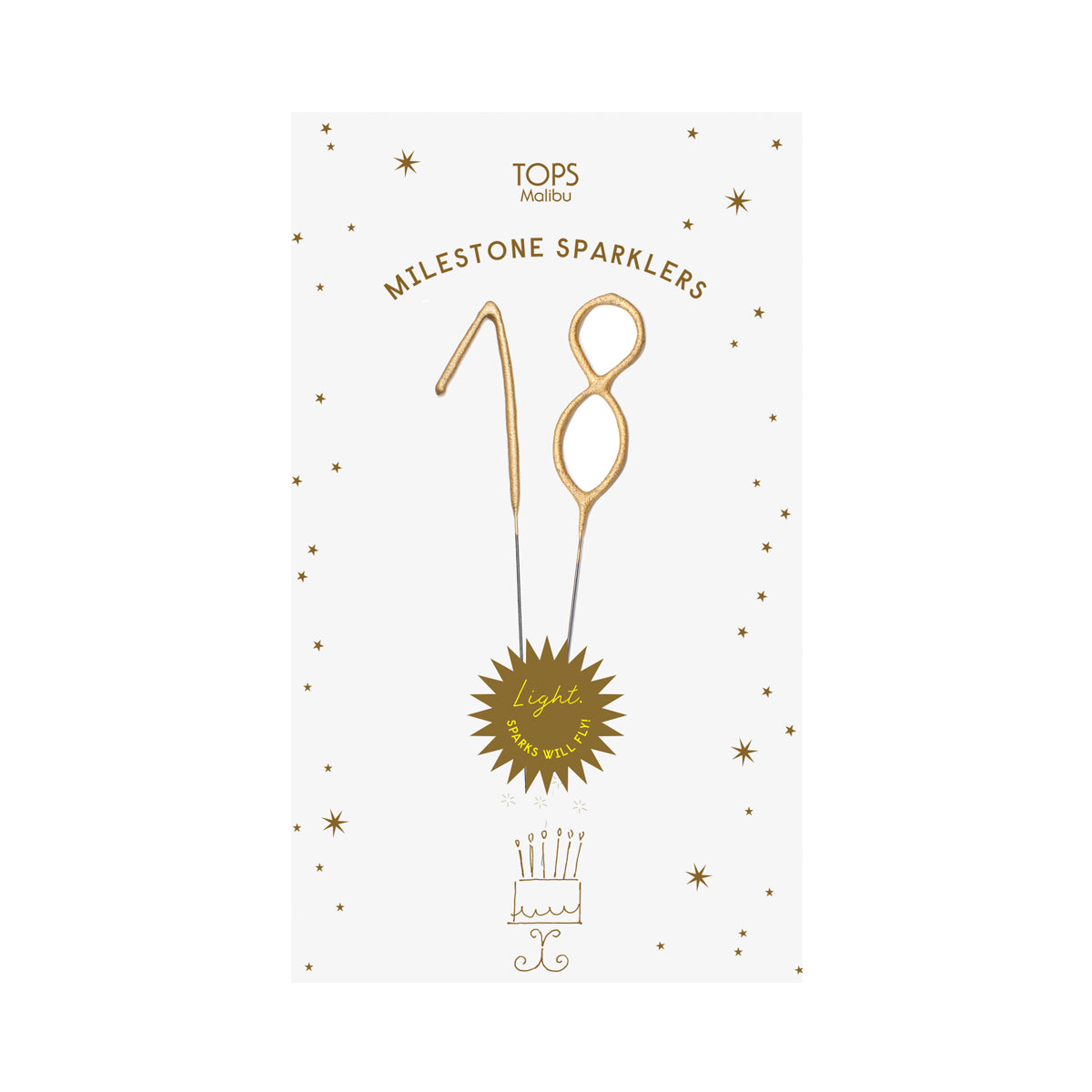 Milestone Sparkler Cards
