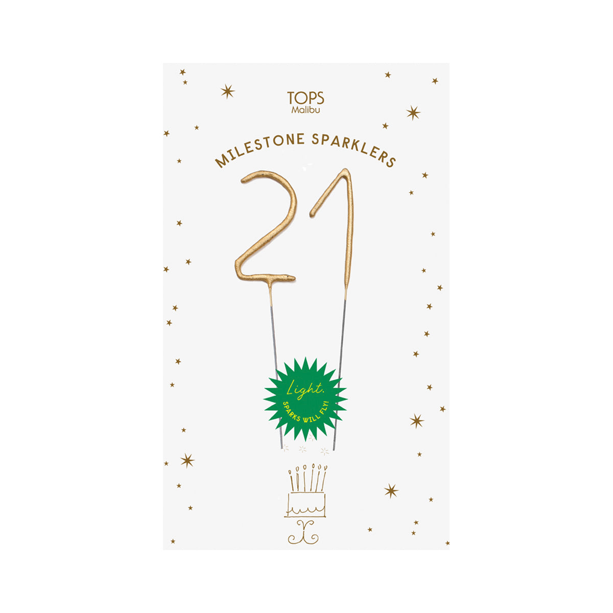 Milestone Sparkler Cards