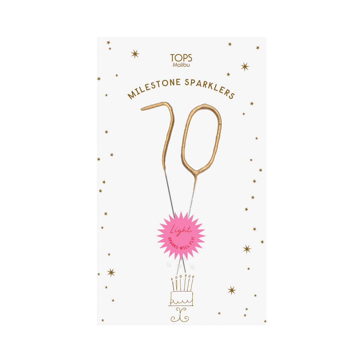 Milestone Sparkler Cards