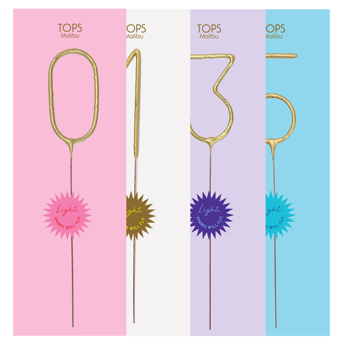 Grande "Giant" Number Sparklers 12"
