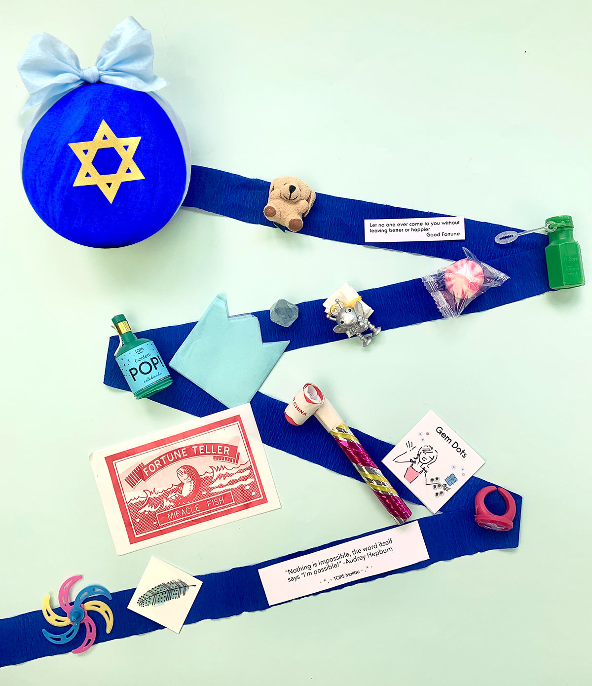 Deluxe Surprise Ball Hanukkah